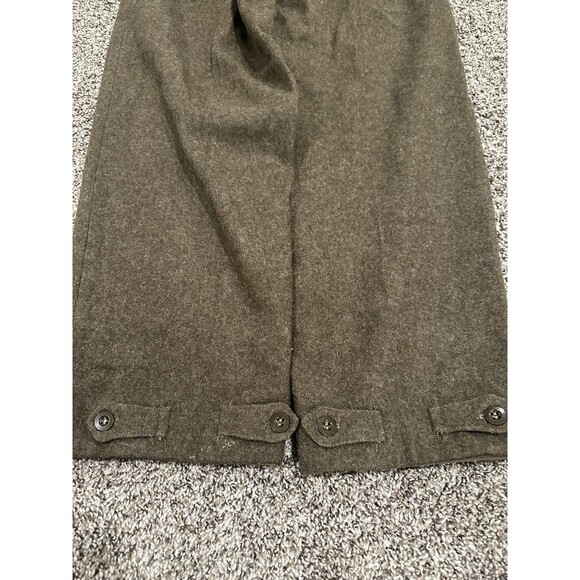 Vintage 1963 Military Mitin Pants US26 NV Neirynck Holvoet Army Green Wool Cargo - Picture 9 of 11